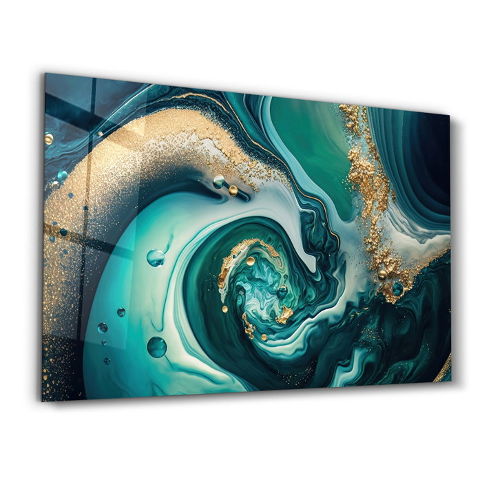 Wallity Pintura Decorativa de Vidrio Templado Multicolor 70 x 110 cm